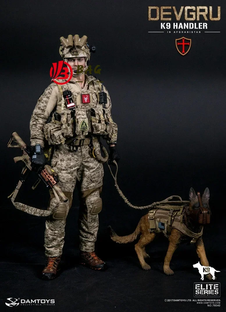Фигурки героев 1/6 модель DAMTOYS DAM78040 US Navy SEAL DEVGRU K9 (have dog) на складе