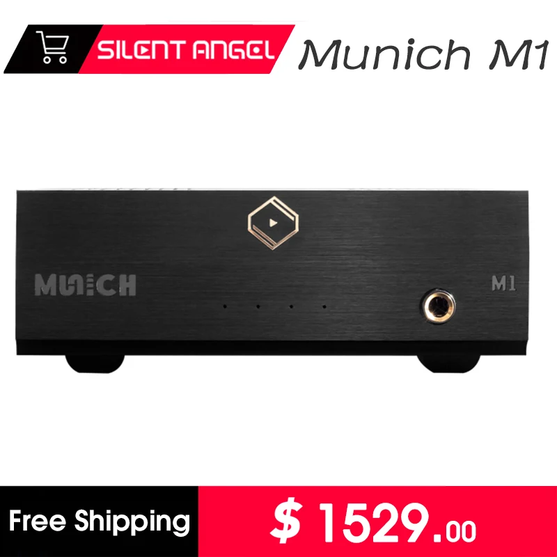 

Тихий музыкальный сетевой стример Angel Vienna M1 с встроенным Hi-Fi ЦАП и усилителем для наушников, чтобы удовлетворить универсальные аудио прилож...