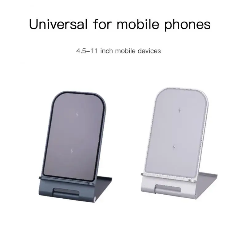 

Wireless Charging Pad Folding Wireless Charger Wireless Charging Bracket Aluminum Alloy Universal Mobile Phone Holder Portable