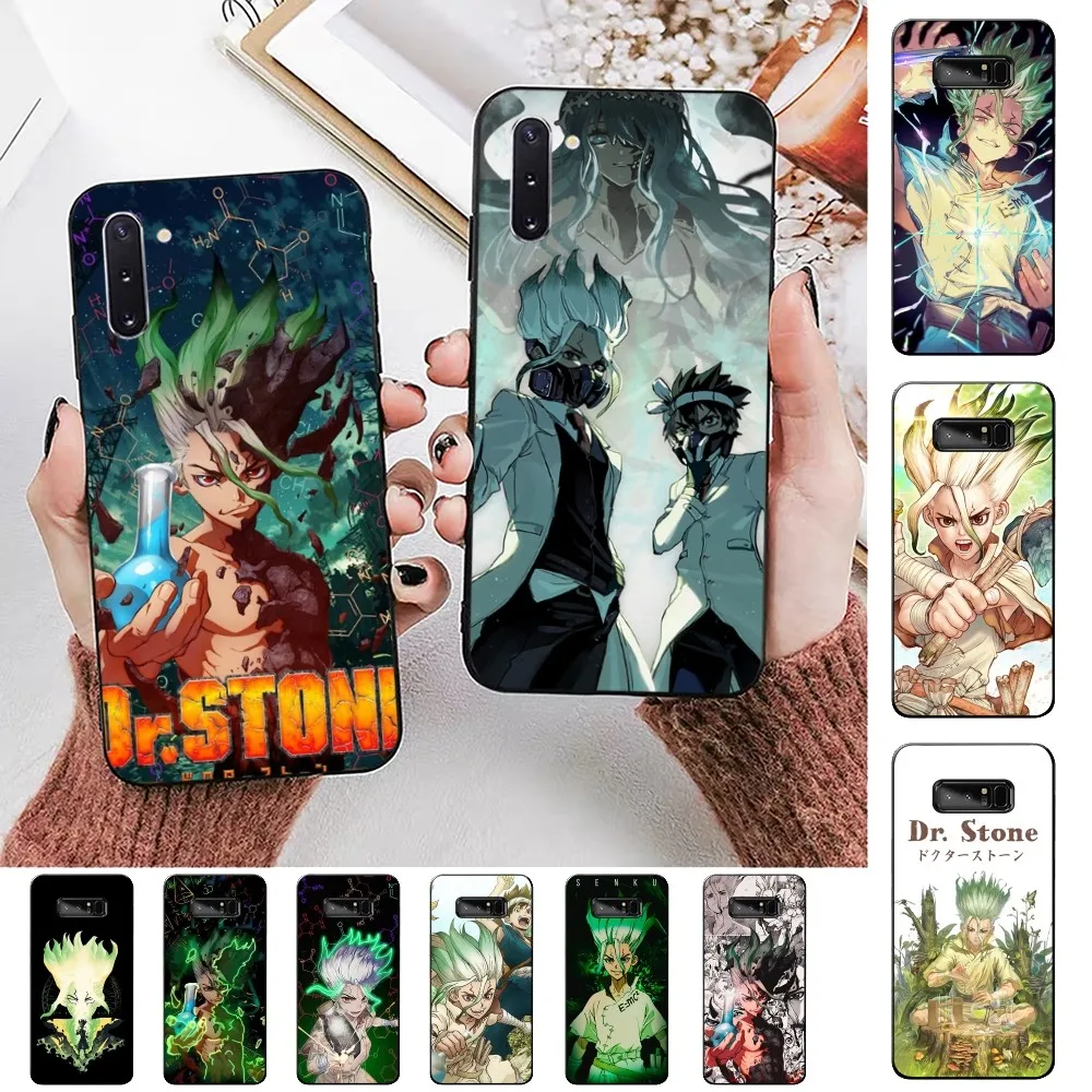 

Anime Dr Stone Phone Case For Samsung Note 8 9 10 20 pro plus lite M 10 11 20 30 21 31 51 A 21 22 42 02 03