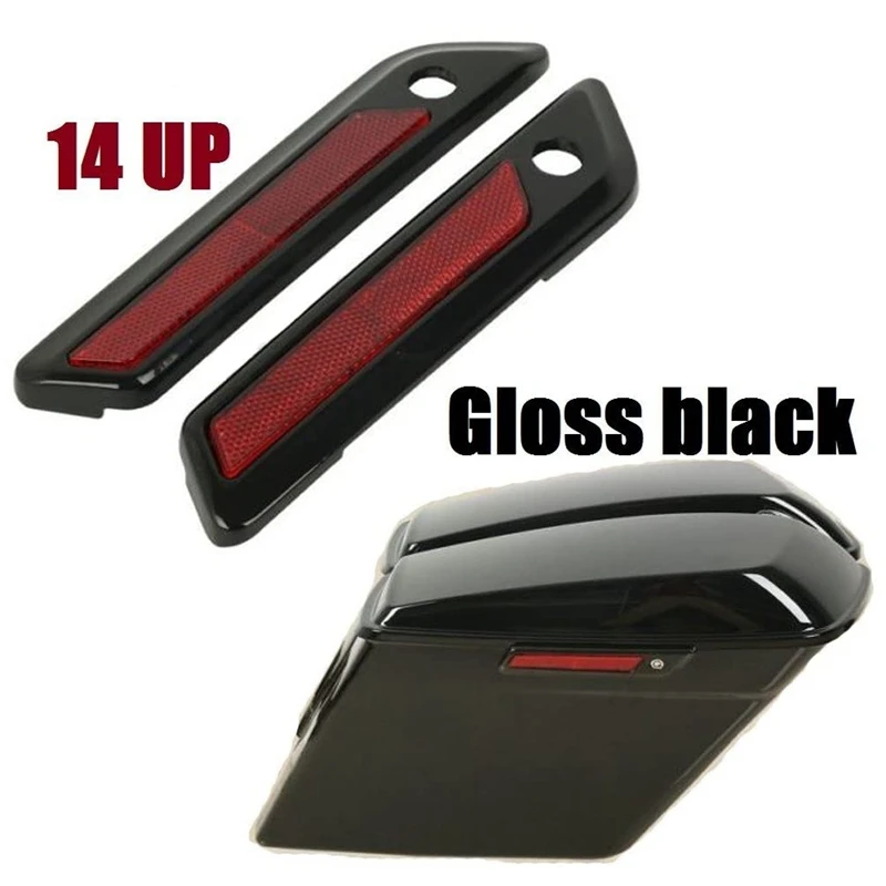 

Saddlebag Saddle Bag Outer Lid Hinge Latch Covers for Touting FLHX FLTRX FLHR 2014-2018