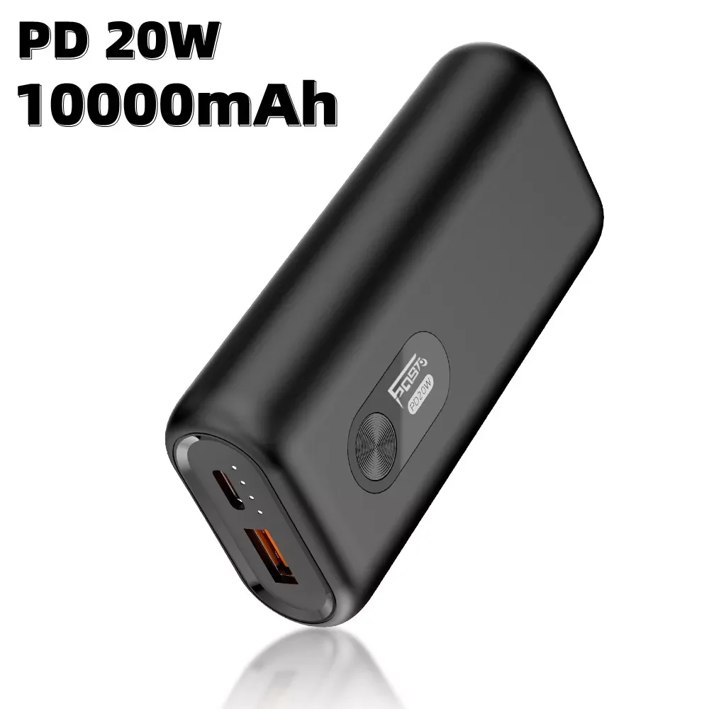 

Power Bank PD 20W Fast Charging Powerbank 10000mAh External Battery Fast Charge Portable Power Banks for iPhone
