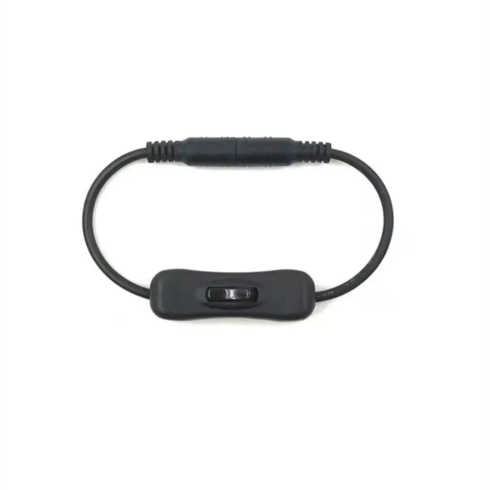 304 Switch Cable With ON/OFF panel przełączników Extension Toggle for LED Strip Light Power Supply Line Durable