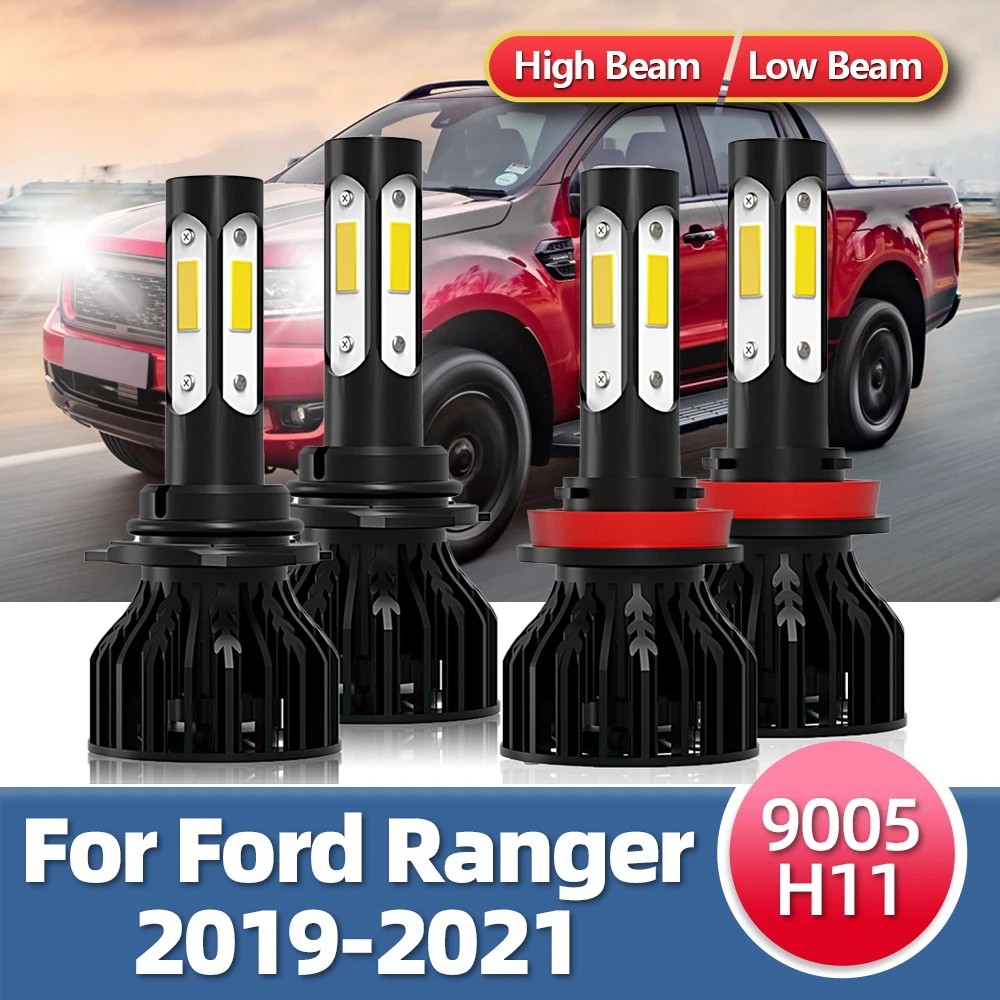 

4 шт., лампы для Фар Ford Ranger 9005, 2019, 2020
