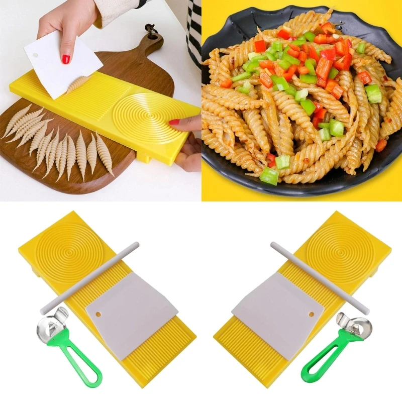

Macaroni Pasta Board Kitchen Spaghetti Rolling Maker Multifunctional Pasta Tools