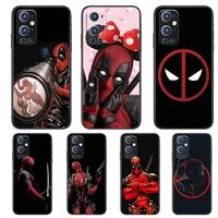 marvel deadpool for oneplus nord n100 n10 5g 9 8 pro 7 7pro case phone cover for oneplus 7 pro 17t 6t 5t 3t case