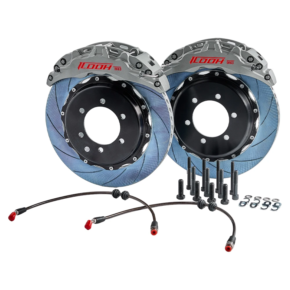 ICOOH High Performance Dr6 6pistons Racing Большие тормозные комплекты 330/345/355/378 мм Размер ротора