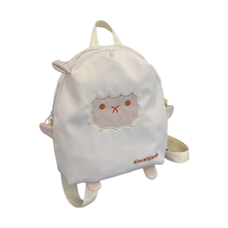 

Girls Backpack Students Schoolbag Fashion Cartoon Sheep Shape Women Travel Bag