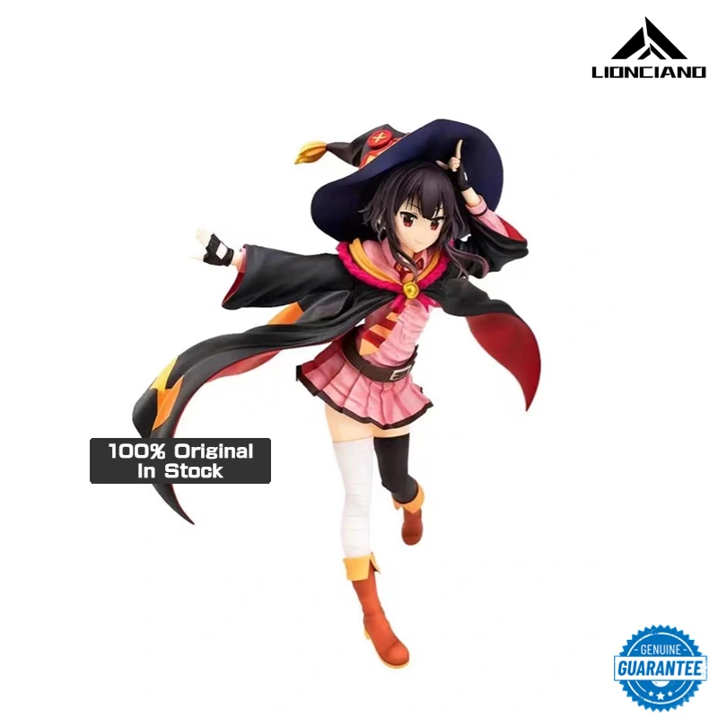 

Original Genuine Caworks Chara-Ani 1/7 24cm Anime God's Blessing on This Wonderful World Megumin Action Figures Gifts Toys Model