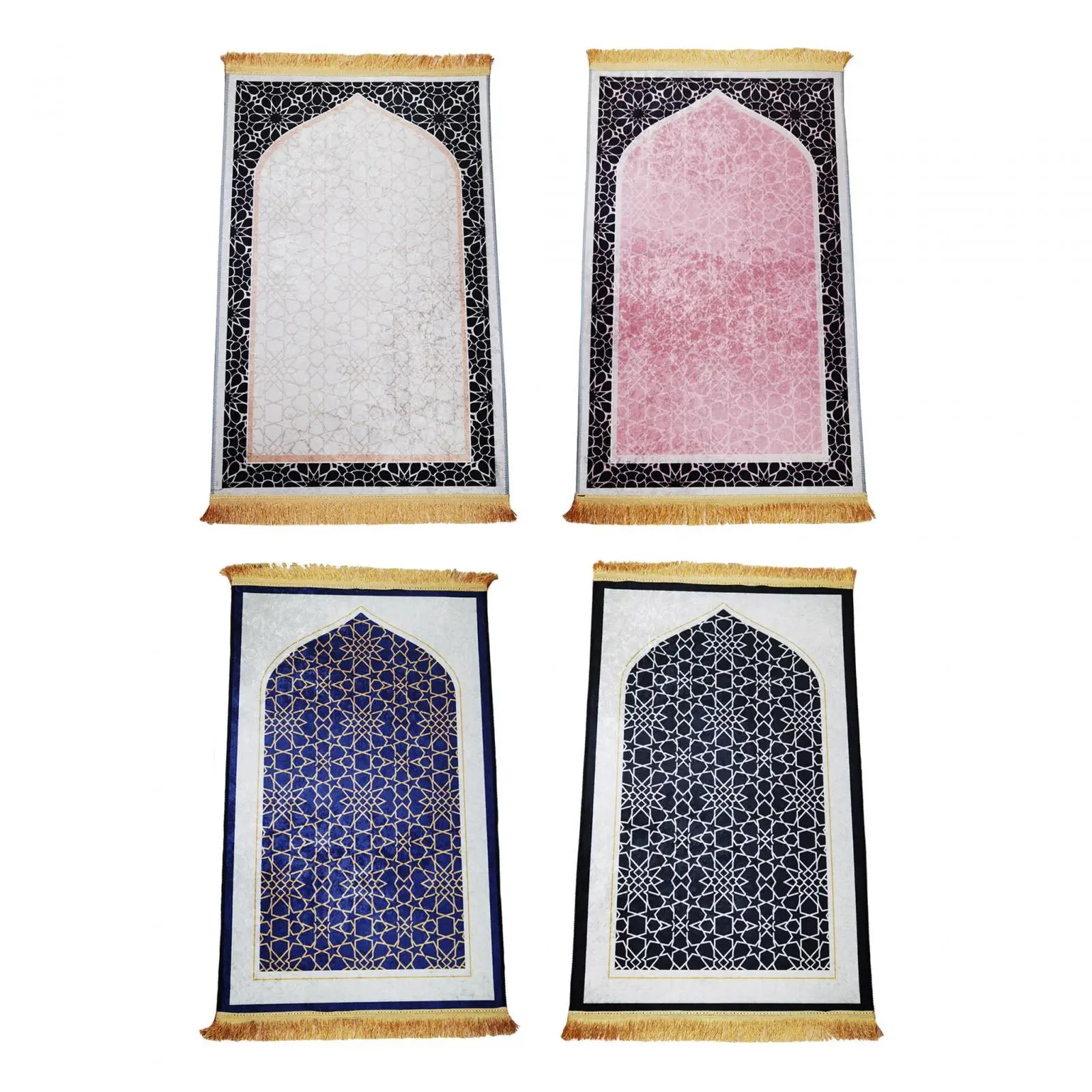 

Islamic Prayer Mat Rectangle Non Slip Prayer Carpet Mat Travel Mat Floor Carpet for Indoor Wedding Party Cafe Father Day Gifts