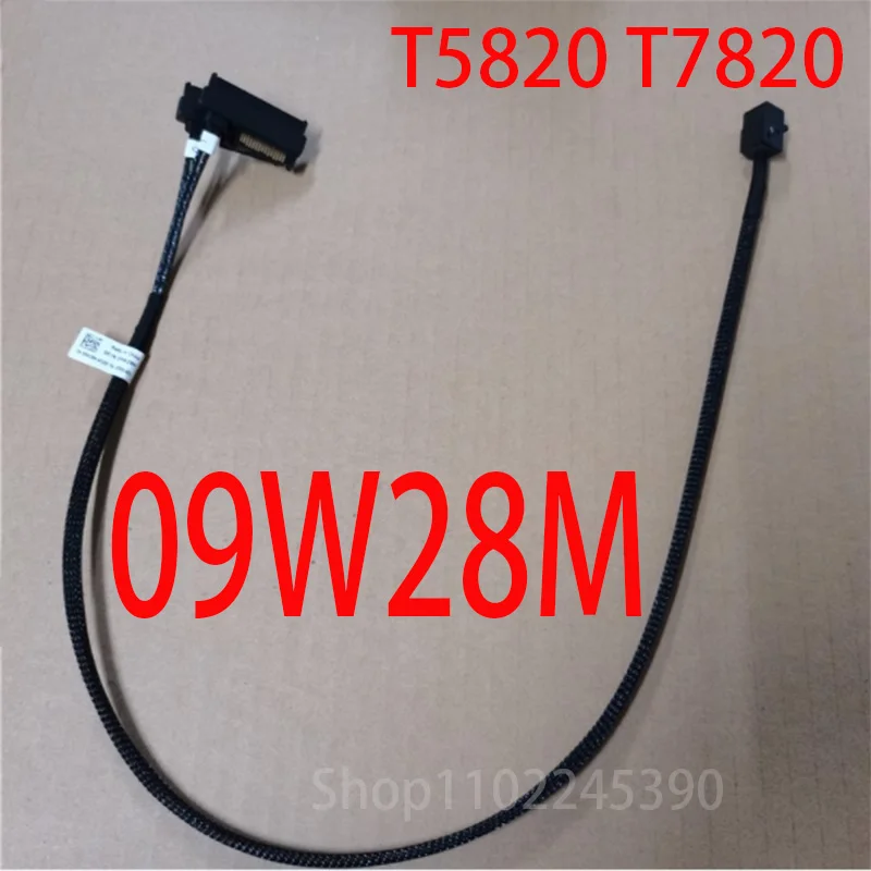 

New Original For Dell T5820 T7820 Workstation Power Supply Cable 09W28M 9W28M Turn Workstation SAS SFF8643 SFF8680 Array Card