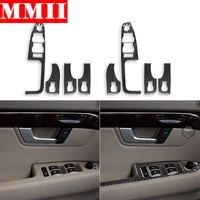 for audi a4 s4 b7 2005 2006 2007 2008 car armrest window lifter switch button decorative frame cover trim sticker accessories