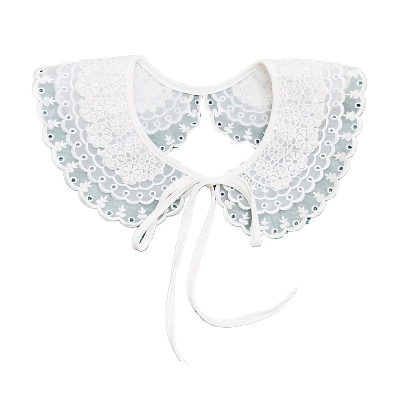 

Lace False Collar Shoulder Embroidery Collar Detachable Collar Venise Neckline Drop Shipping
