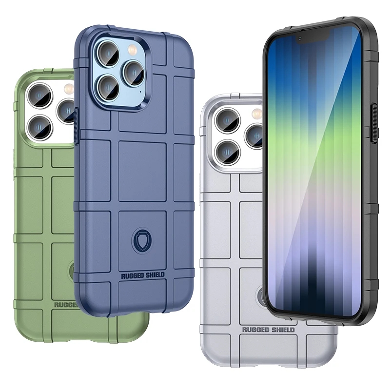 

Rugged Shield Shockproof Armor Case For iPhone14 iPhone14Pro iPhone14plus iPhone14promax Coque