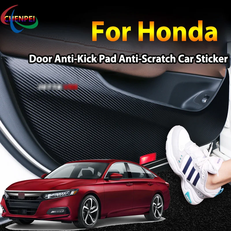 

For Honda Civic Sedan2016-2021 Civic Hatchback 2021 Accord 2018-2021 Car Door Anti Kick Pad Protection Stickers Car Accessories