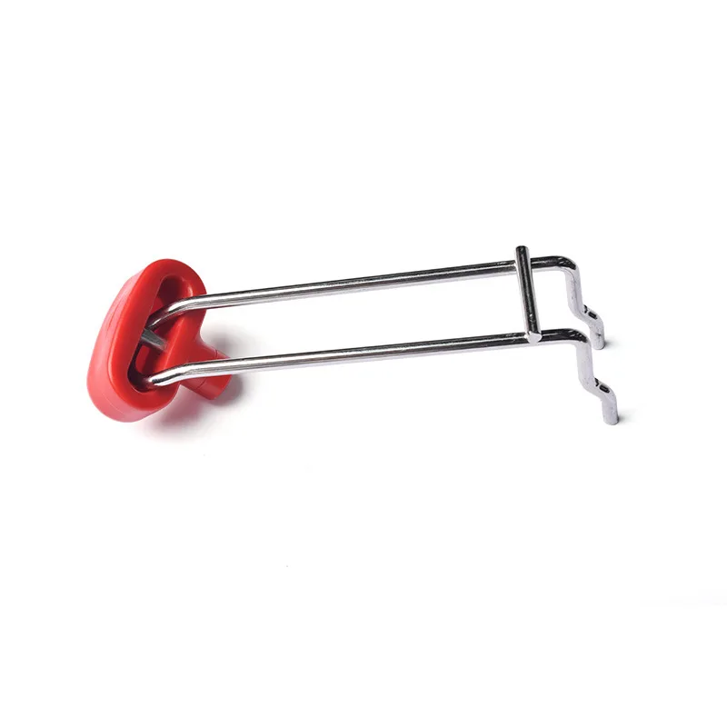 

50Pcs Supermarket Shelf Anti-theft Hook Lock U-shaped Double Row Hook Lock STOPLOCK With 1PC Magnetic Detacher Lockpick
