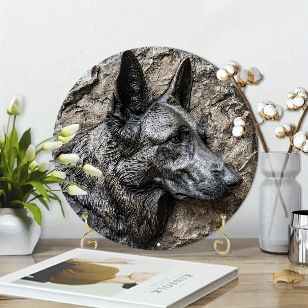 Знак искусственное тиснение окрашенный Круглый венок значок украшение для