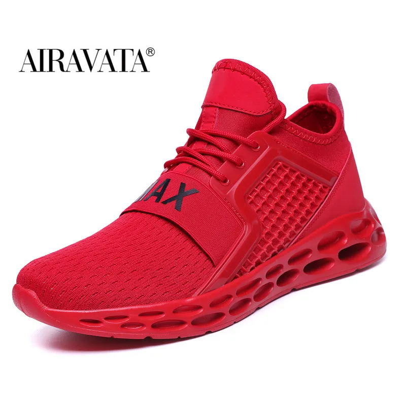 Men's Running Shoes Flat Fashion Sneakers Breathable Athletic Outdoor Male Casual Trekking Shoes Plus Size 39-48