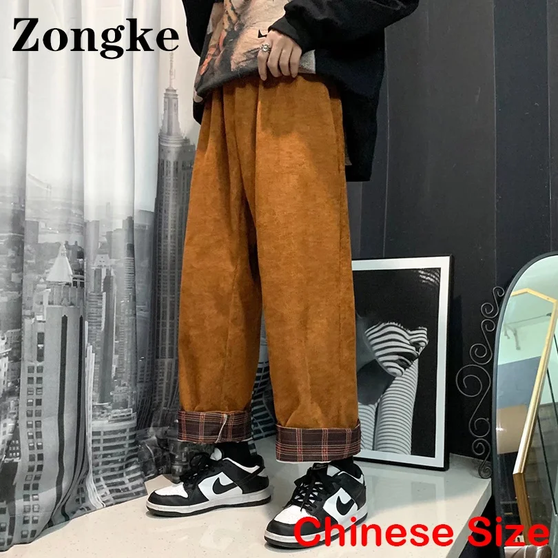 

Zongke Straight Streetwear Joggers Men Pants Clothing Chinese Size 2XL Korean Fashion Man Pants Casual 2022 Spring New Arrivals