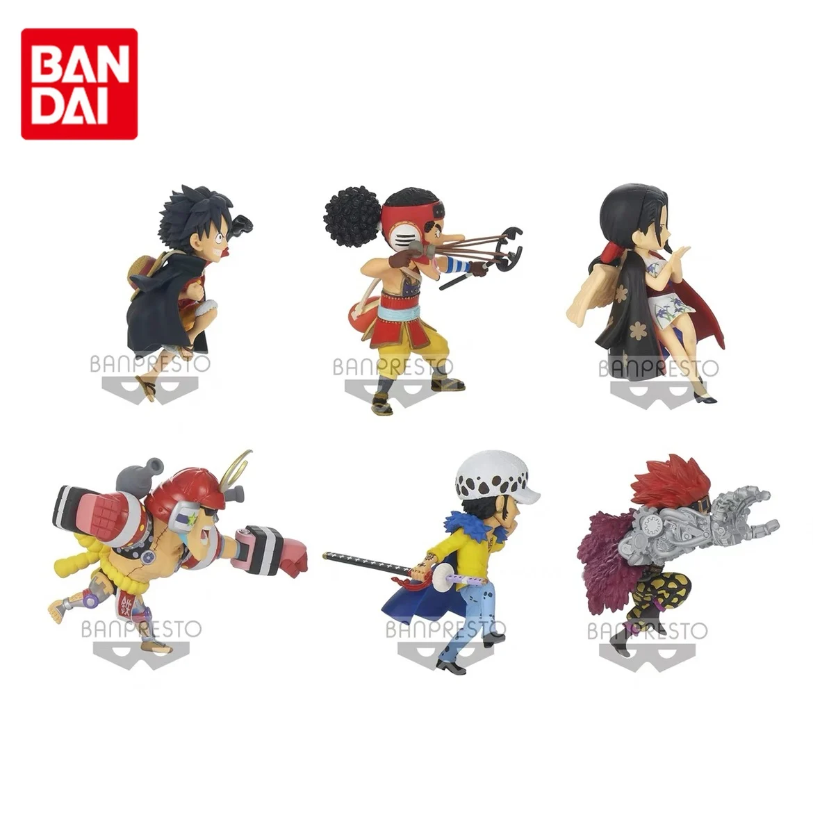 BANDAI подлинный WCF One Piece Vol.2 Monkey D. Luffy Usopp Нико Робин франки закон эуст малыш аниме