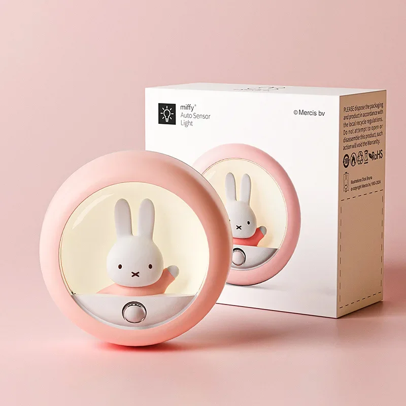 Kawaii Miffy периферийные космические капсулы светодиодный ночник умный дом