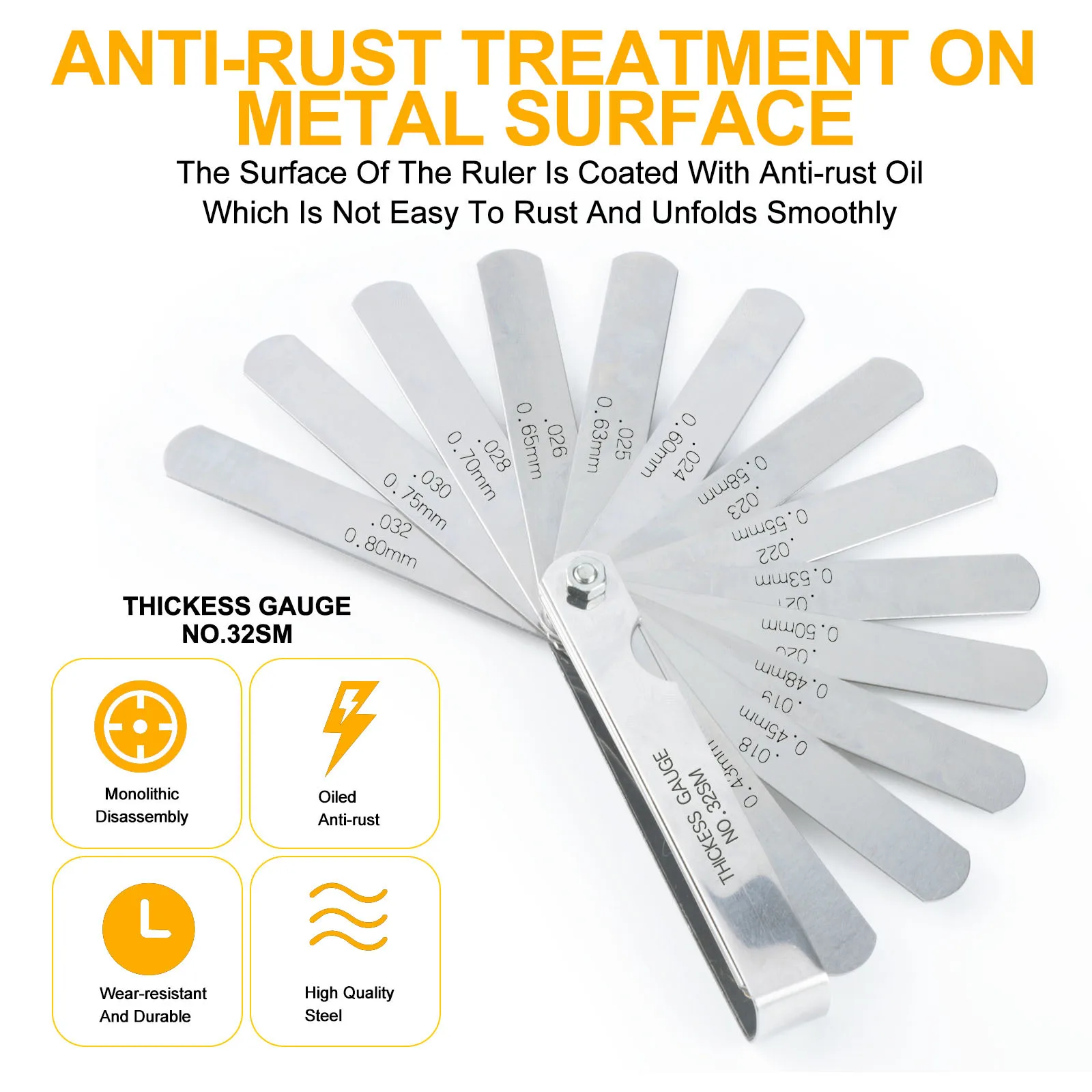 Измеритель толщины свечи зажигания 0 04 мм-0 88 мм