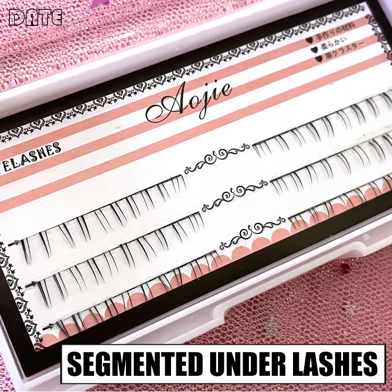 

Segmented Under Lower Eyelash Easy Grafting Makeup Natural Comic Eyes for Women Cosplay Performance Lashes Wholesale Eyelashes
