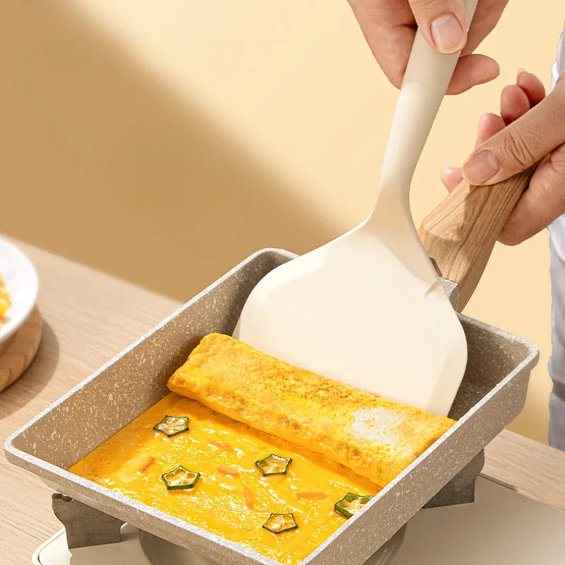 Белая Силиконовая Стандартная антипригарная сковорода специальная кухонная