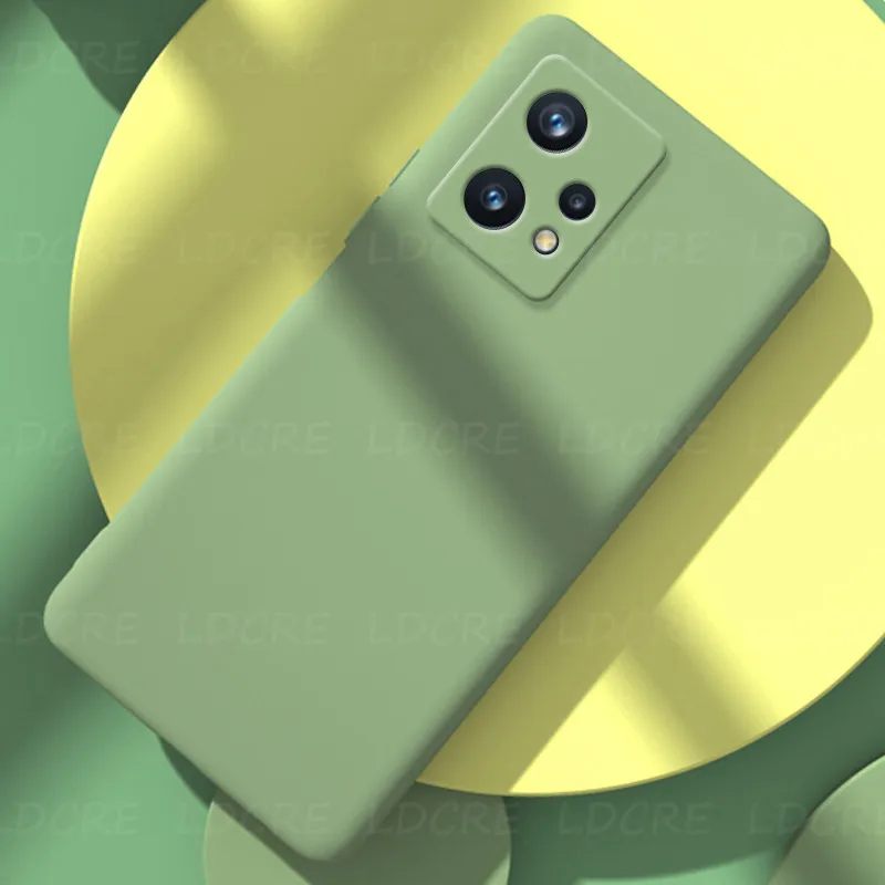 Чехол для Realme 9 Pro Plus чехол 6 4 дюйма новый оригинальный бампер из жидкого силикона 8