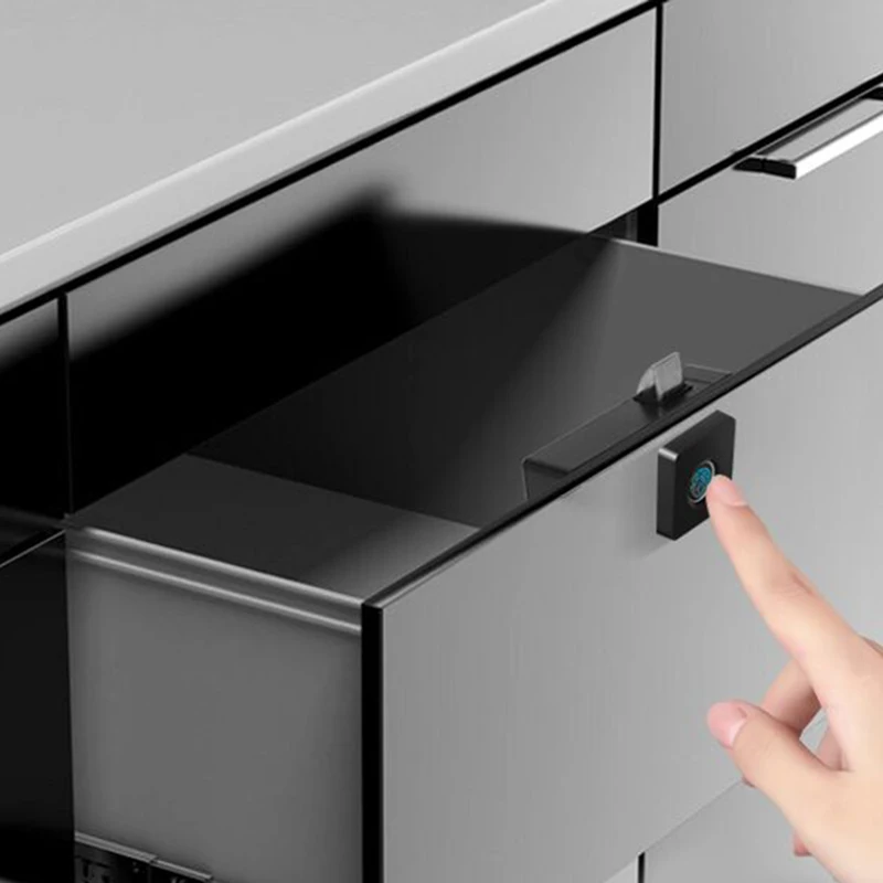 

Drawer Intelligent Electronic Fingerprint Lock File Cabinet Lock Storage Cabinet Fingerprint Lock Cabinet Door Lock Smart Home