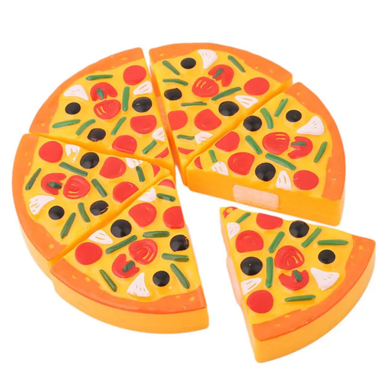 

6 Pcs/set Simulation Pizza Kids Kitchen Pretend Play Toys Cooking Food Fun Children Classic Classic Cutting Toys Children Gift