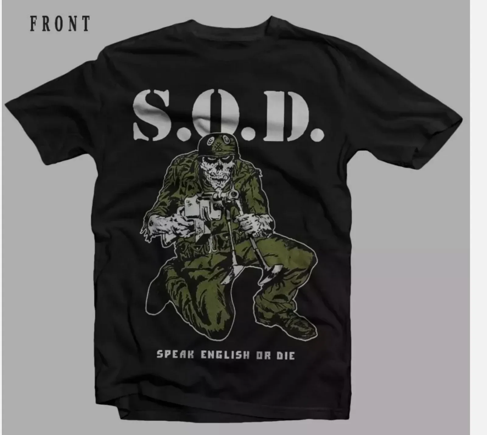 Фото Популярная футболка Stormtroopers Of Death S.O.D с коротким рукавом S-5XL №1