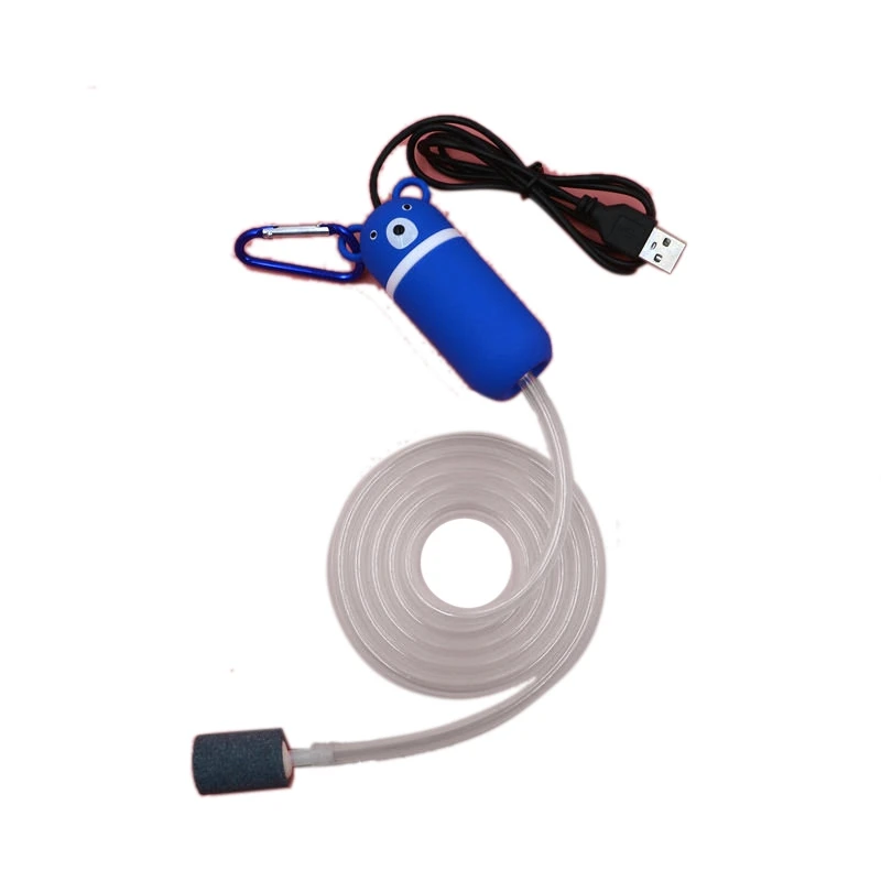 

Портативный USB мини кислородный воздушный насос, бесшумный энергосберегающий мощный уличный рыболовный воздушный насос, аквариумные аксес...