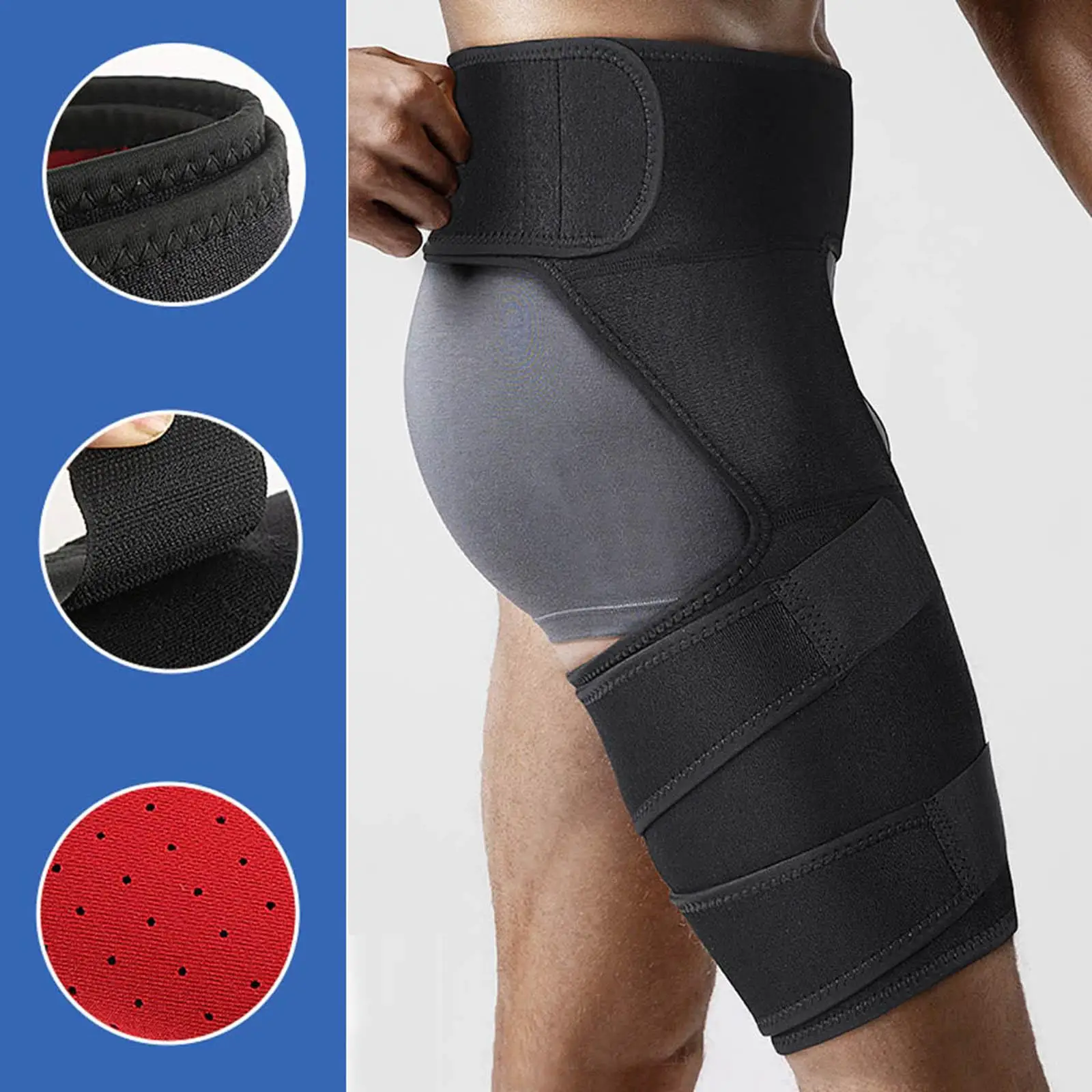 

Hip Brace Compression Brace Groin Thigh Sleeve Stabilizer Hip Strap for