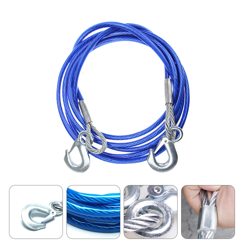 

1pc Car Tow Rope Useful Durable Practical Car Trailer Rope Emergency Pulling Rope