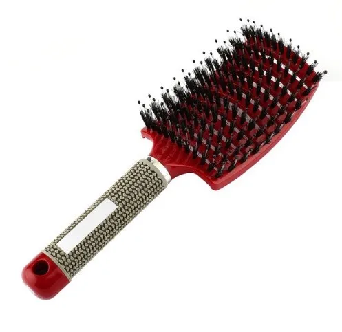 

Styling Hair Essential Combs Including Large Curved Comb, Bone Comb, Boar Bristle Comb and Wave-shaped Comb for All Hairstyles