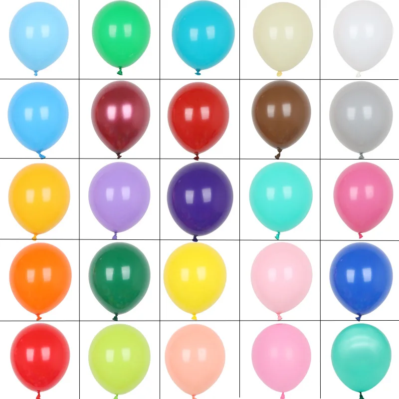 

10 inch 5/10 Pcs Matte Latex Balloon Helium Globos Happy Birthday Party Christmas Wedding Decoration Baby Shower Ballon