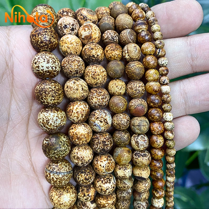 

Бусины Из Натурального лая агата, круглые разделители для изготовления ювелирных изделий, браслетов, ожерелий, аксессуаров «сделай сам», ни...