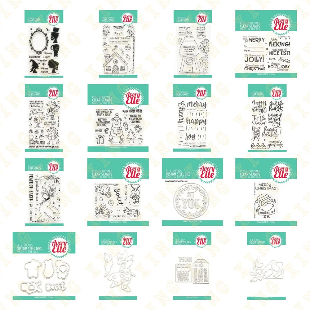 

Gingerbread Kisses New Stamps and Metal Cutting Dies DIY Scrapbooking Card Stencil Paper Cards Handmade Album Stamp Die Sheets