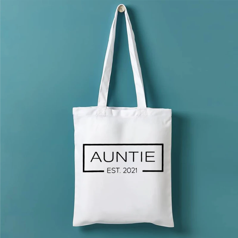 Auntie Uncle Est 2022 Shirt New Mom Aesthetic Clothes Personalized Family Tee New Uncle Streetwear Women Black Top Summer XL