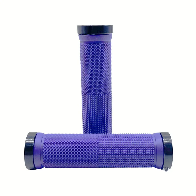 

Cycling TPR Grip Super Comfortable Riding Accessories Mountain Bike Grip Aluminum Alloy Grip Double Lock Grip