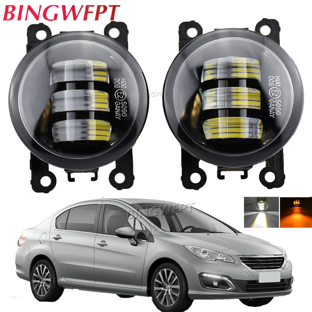 

Car Fog Lamp For Peugeot 301 207 307 407 607 3008 SW CC VAN 2000-2013 For Citroen C4 Picasso C3 C5 Fog Light H11 Fog Lights 2Pcs