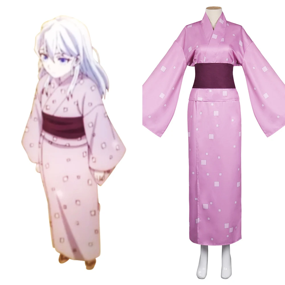 

Demon Slayer Daki Cosplay Costume Kimono Outfits Halloween Carnival Suit