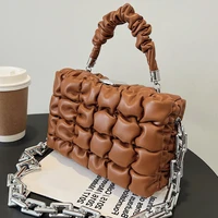 pu leather women luxury designer handbags for women 2022 chain diamand messenger bags