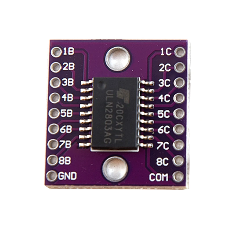 Модуль драйвера транзисторов ULN2803A DARLINGTON с высоким выдерживаемым напряжением и