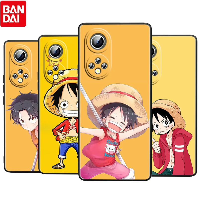 

ONE PIECE Sunshine Boy For Honor 60 50 30 V30 X30i V20 20E X20 Pro Plus SE Lite 4G 5G Silicone Black Soft Phone Case Cover Coque