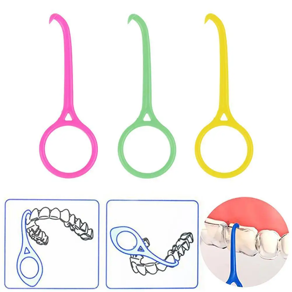 

Dental Removal Tool Plastic Hook Nice Orthodontic Aligner Remove Invisible Removable Braces Clear Aligner Care