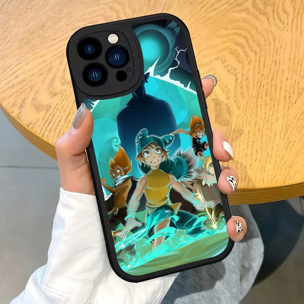 Чехол для телефона Game W-Wakfu iPhone 14 15 11 12 13 X XR Pro MAX Plus Защитная мягкая кожаная задняя