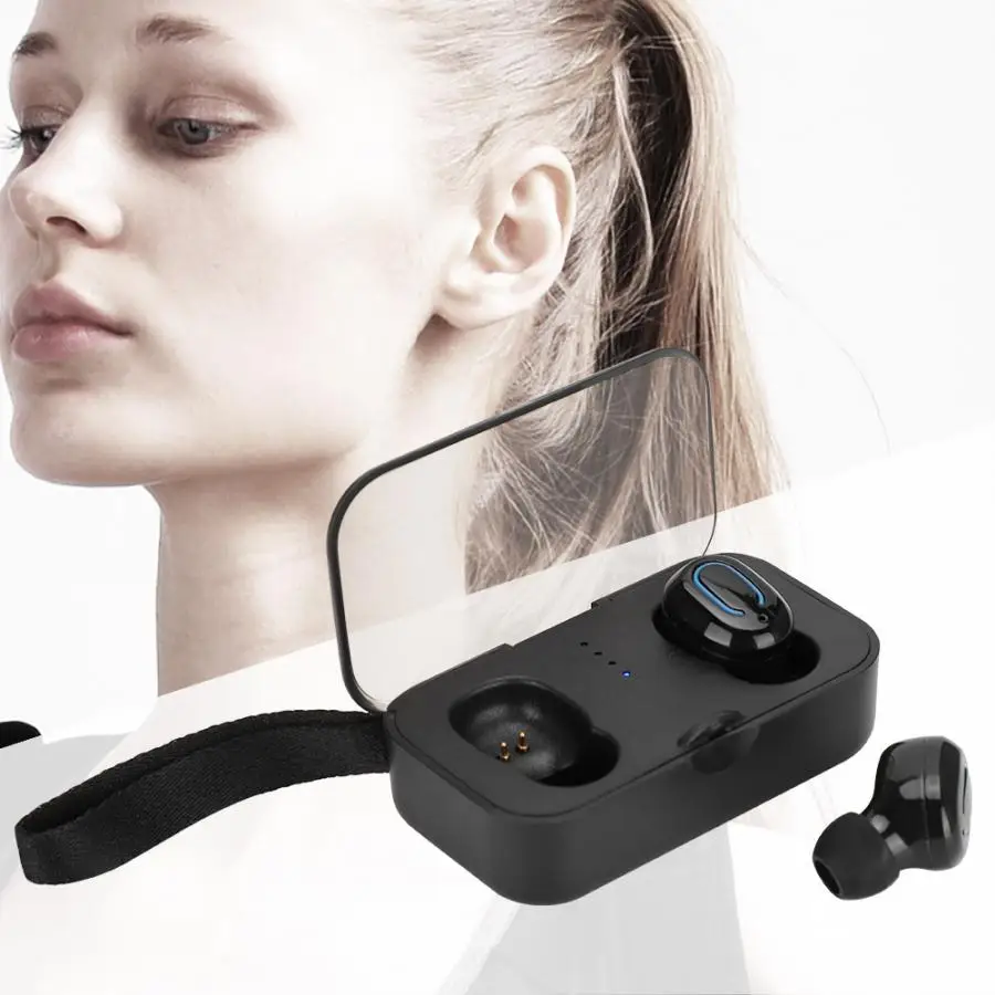 2021 Earphone For TI8S Mini Headset Dual Ear TWS HiFi Wireless Bluetooth CVC Intelligent Noise Reduction Audifono | Электроника
