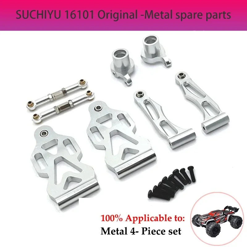 SCY 16101 16102 16103 16201 Q117 Q132 JT-16103 Piezas Coche RC Asientos Eje Delantero Y Trasero Metal Accesorios Actualización